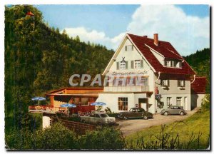 Modern Postcard Cade Terrassen Cafe Pension Besitzer Family Schmid