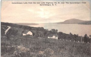 Canandaigua Lake New York Postcard