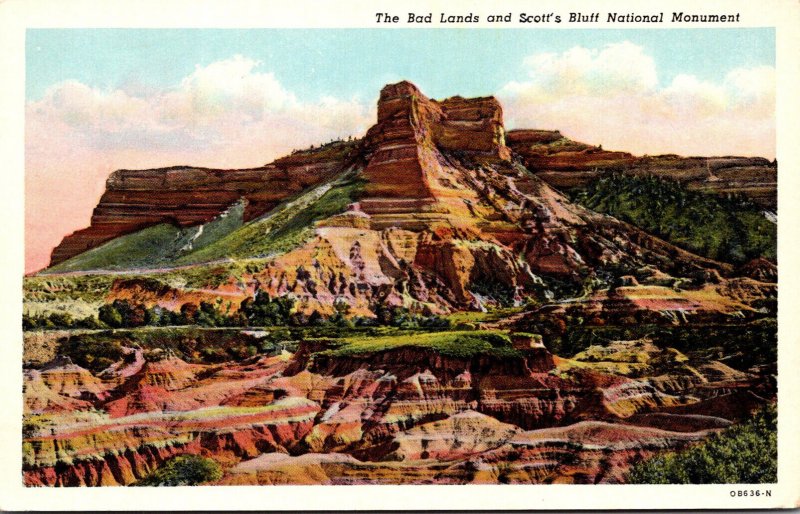 South Dakota Bad Lands and Scott's Bluff National Monument Curteich