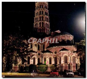 Postcard Modern Art City Toulouse Cite des Violettes Saint Sernin Basilica ma...