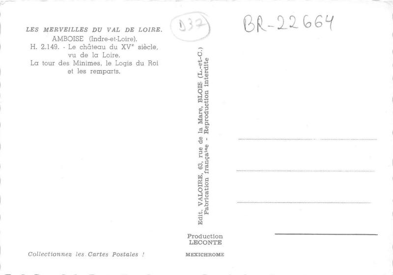 BR22664 Amboise Le Chateau france