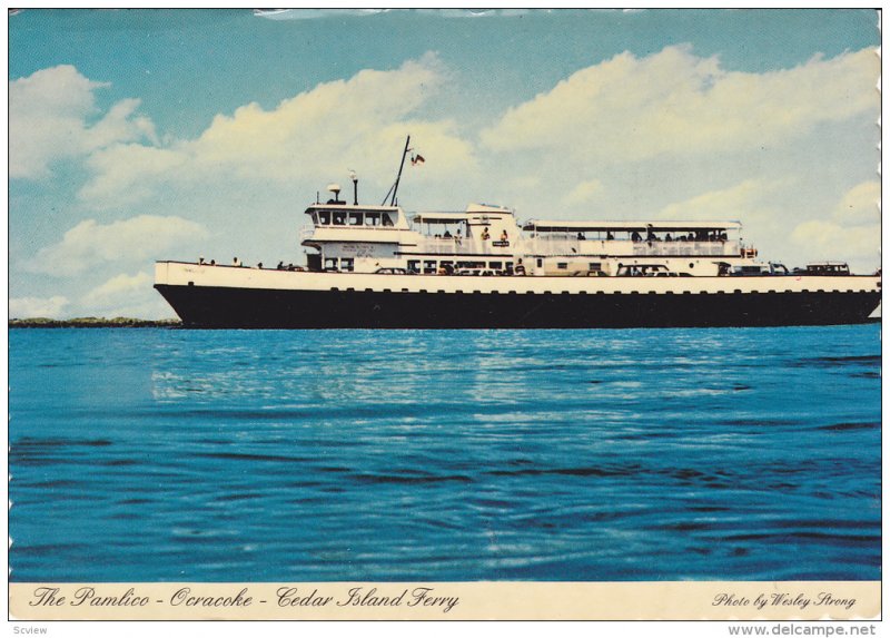 The Pamlico,  Ocracoke,  Cedar Island Ferry,  North Carolina,   50-70s