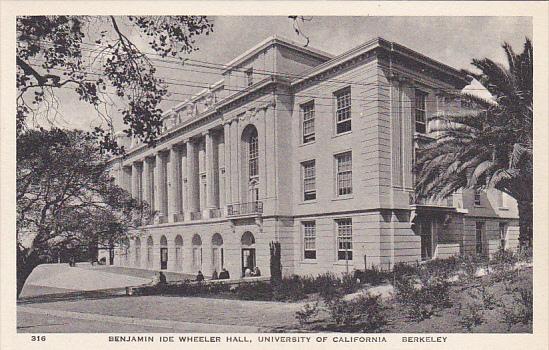 Benjamin Ide Wheeler Hall University Of California Berkeley California Albertype