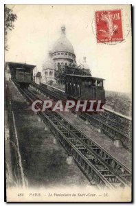 Postcard The Old Paris Sacre Coeur Funicular