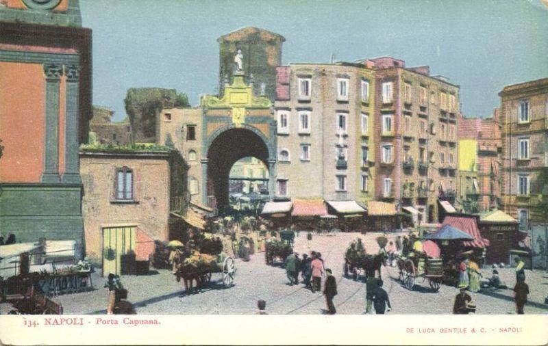 italy, NAPOLI NAPLES, Porta Capuana (ca. 1899)