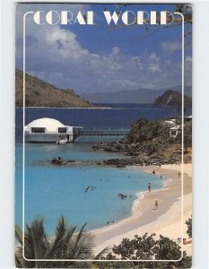 Postcard Coral World, Coki Beach, St. Thomas, U.S. Virgin Islands