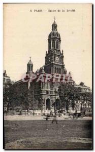 Old Postcard Paris Church of the Trinity