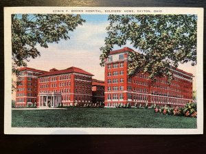 Vintage Postcard 1915-1930 Edwin F. Brown Hospital Soldiers' Home Dayton Ohio