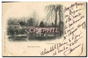 Old Postcard Pont Sur L & # 39Ozon
