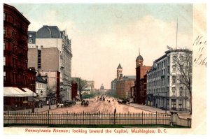 Washington D.C.  Pennsylvania Ave. looking toward Capitol