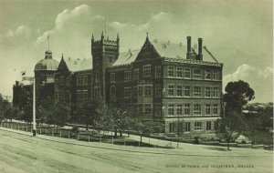 australia, SA, ADELAIDE, School of Mines and Industries (1910s) Postcard