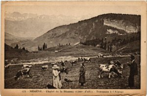 CPA MEGEVE - Chalet de la Stassaz (1700m alt.) - Troupeau a l'Alpage (248571)