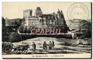 Old Postcard Chateau De Pau Le Chateau Old