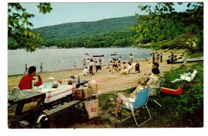 Municipal Beach, Saint-Donat De Montcalm. Quebec