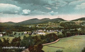 Vintage Postcard Scenic View From Iron Mountain Jackson New Hampshire NH