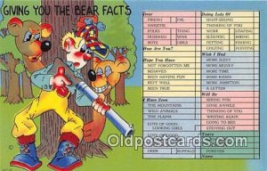 Bear Facts Bear Unused 