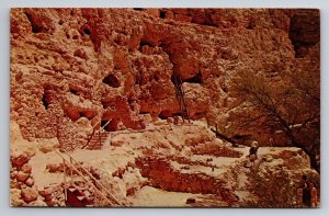 Montezuma Castle National Monument Arizona Vintage Unposted Postcard