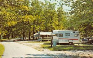 Hardin Kentucky camping at Kenlake State Resort Park vintage pc Z22482