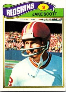 1977 Topps Football Card Jake Scott Washington Redskins sk21407