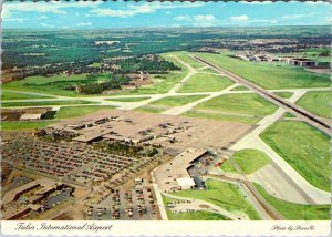 OK, Oklahoma  TULSA INTERNATIONAL AIRPORT Jet-Port  AERIAL VIEW  4X6 Postcard