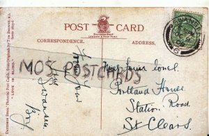 Genealogy Postcard - Jones - Portland House, St Clears, Carmarthen - Ref. R1187