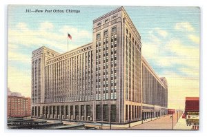 New Post Office Chicago Illinois Postcard