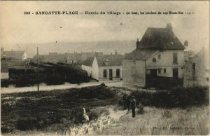 CPA SANGATTE PLAGE - Entrée du village (139113)