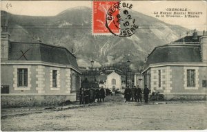 CPA GRENOBLE Le Nouvel Hopital Militaire de la Tronche L'Entrée (685834)