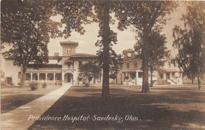 J28/ Sandusky Ohio RPPC Postcard c1910 Providence Hospital Building 150