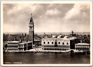 1910's Venezia - Panorama Italy Church Castle Real Photo RPPC Posted Postcard