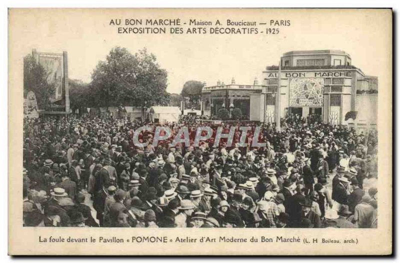 Old Postcard Paris Exposition Internationale des Arts Decoratifs Au Bon Walk ...