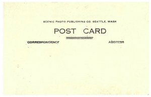 US Govt Canal Locks Seattle WA RPPC Postcard