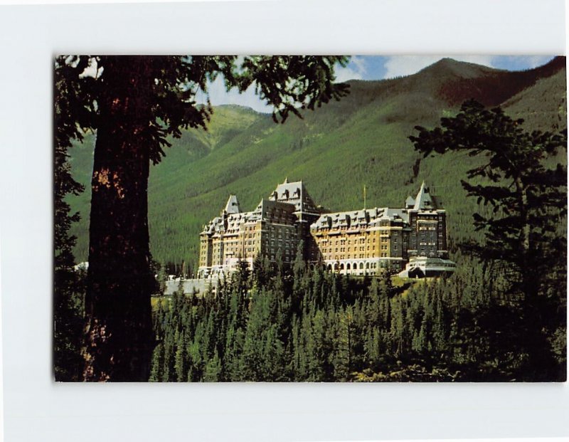 Postcard Banff Springs Hotel, Banff National Park, Canadian Rockies, Canada