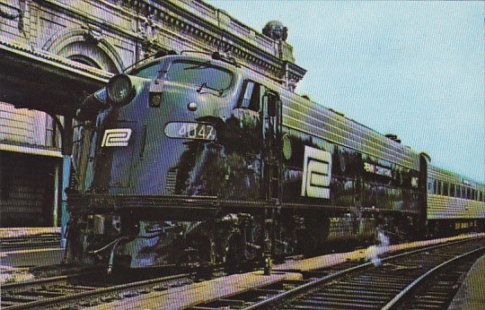 Penn Central Railway 4047 Locomotive