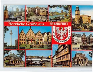 Postcard Herzliche Grüße aus Frankfurt, Germany