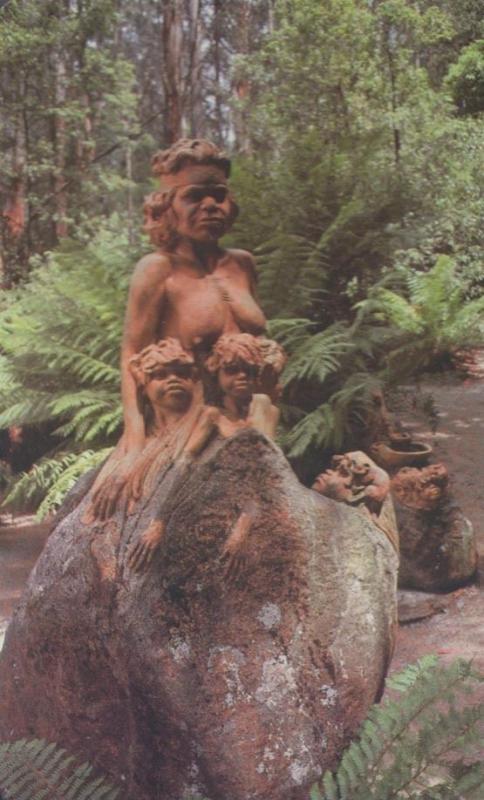 William Rickets Aboriginal Sanctuary Mount Dandenong Postcard