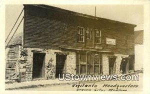 Real Photo - Vigilante Headquarters in Virginia City, Montana