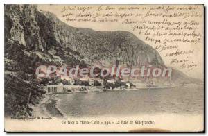 Postcard Old Nice in Monte Carlo Villefranche The Bay