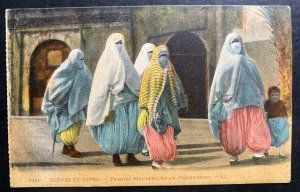 Mint Color Picture Postcard PPC Moorish Womans Walking 