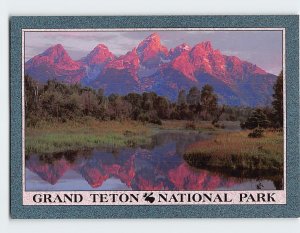 Postcard Grand Teton National Park, Wyoming