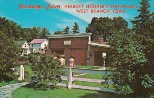 Gretings From Herbert Hoover's Birthplace West Branch Iowa