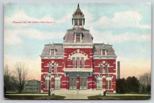 Dayton Ohio~Memorial Hall National Soldiers Home~Vintage Postcard
