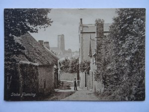 Devon STOKE FLEMING Dartmouth Hill c1906 Postcard by Frith 2854B