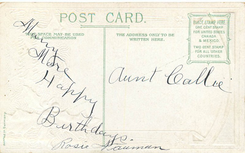 Embossed Christmas Postcard Angels Ring Bell Religious