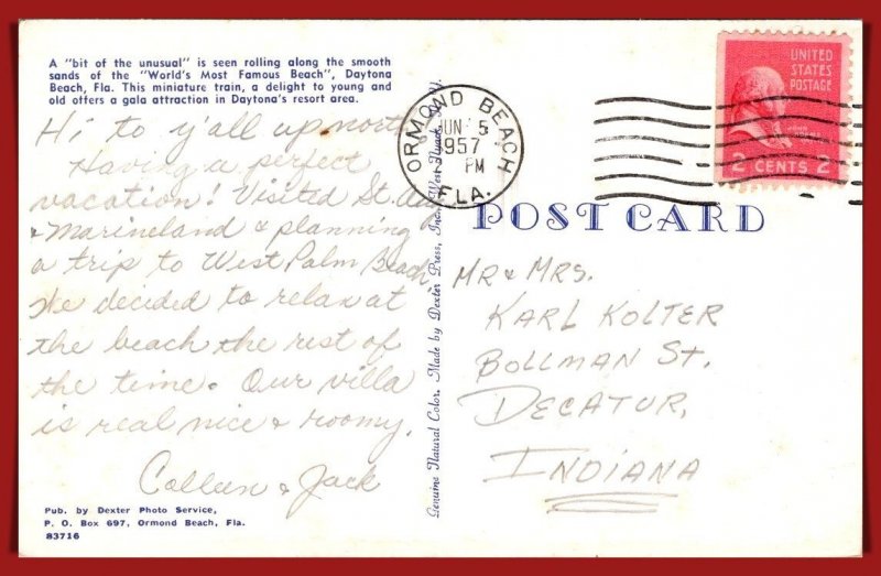 Florida, Daytona Beach - Miniature Train - [FL-1068]