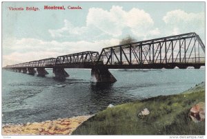 Victoria Bridge, MONTREAL, Quebec, Canada, PU-1908