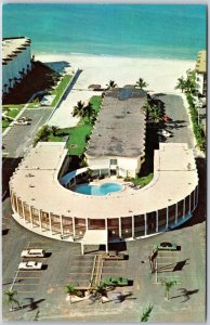 The Triton Inn Lido Beach Sarasota Florida Pool Gulf Coast Vintage Postcard