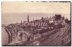 Old Postcard Menton The Upper Town
