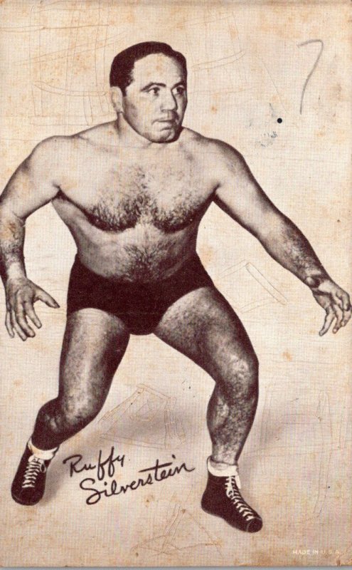 Wrestling American Amateur and Professional Wrestler Ralph Ruffy Silverstein