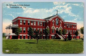 JH2/ Huntington West Virginia Postcard c1910  Edwards Catholic School 116